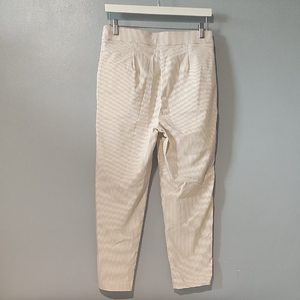 Counterparts Women's Cream with White Pin Striped Pants - Picture 16 of 17